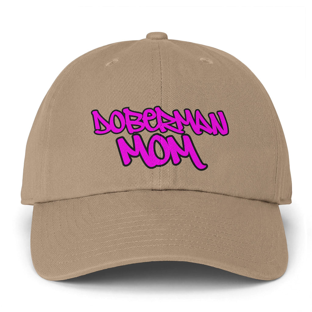 Doberman Mom 1 Graffiti Streetwear Cap