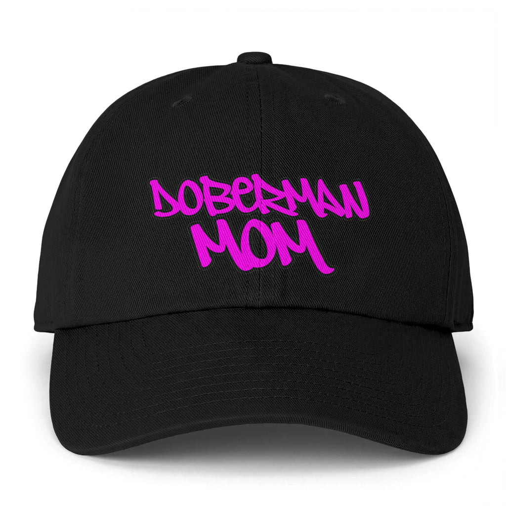 Doberman Mom 1 Graffiti Streetwear Cap