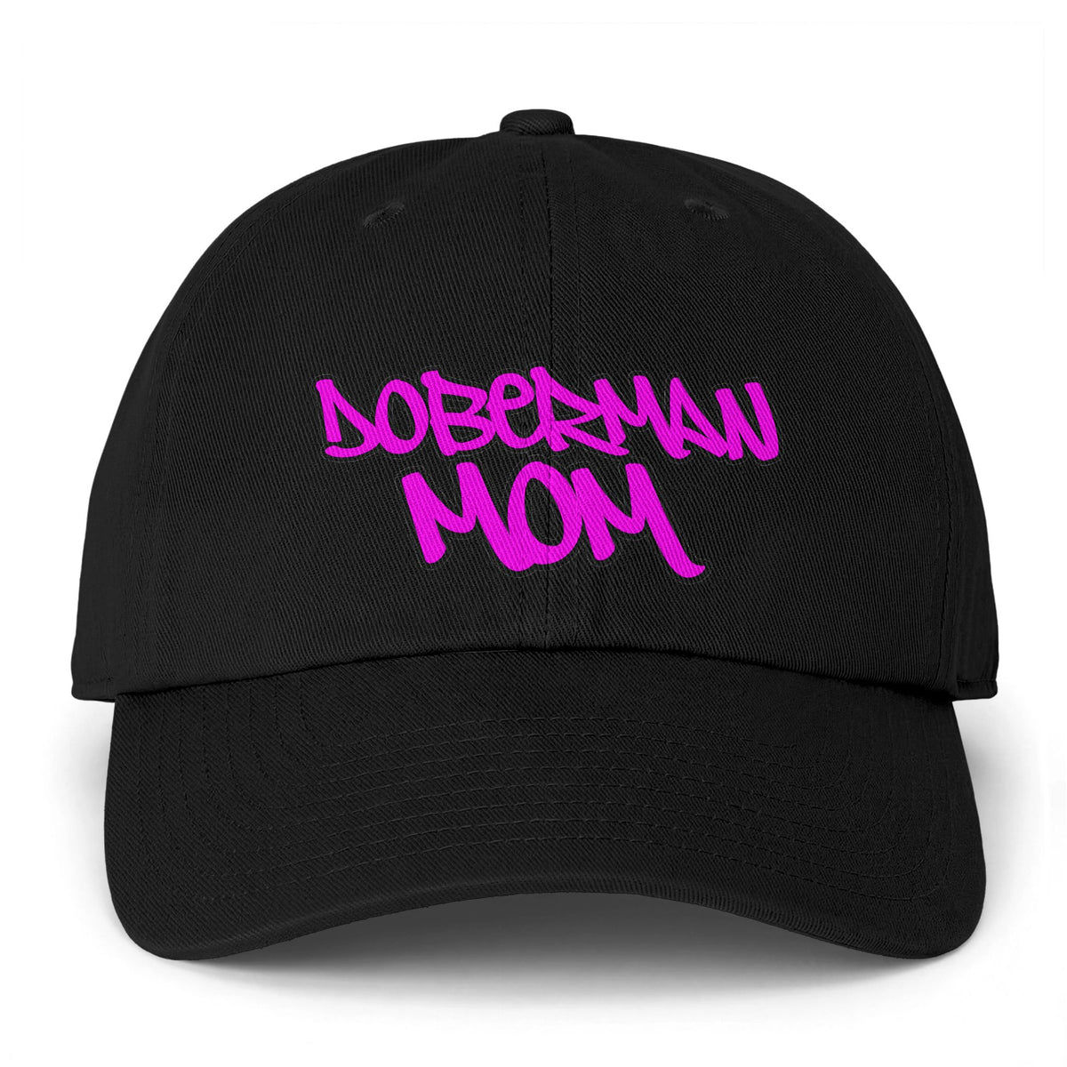 Doberman Mom 1 Graffiti Streetwear Cap