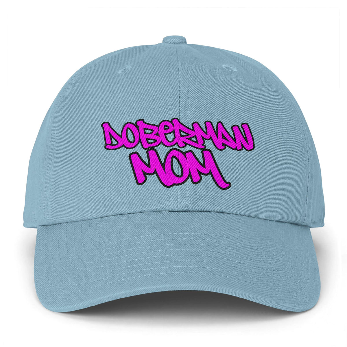 Doberman Mom 1 Graffiti Streetwear Cap