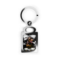 Rectangle Photo Keyring — Personalized Pet Memorial Keychain (Custom Photo, Name & Dates)