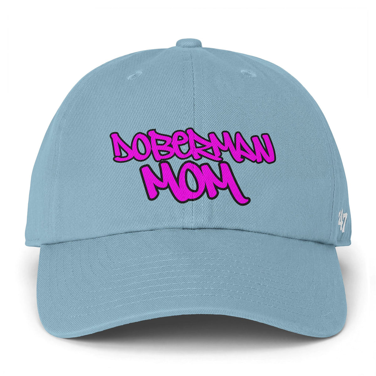 Doberman Mom 1 Graffiti Streetwear Cap