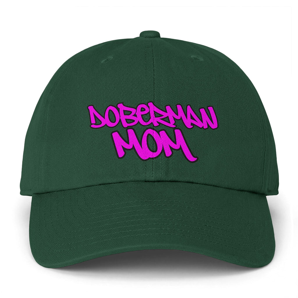 Doberman Mom 1 Graffiti Streetwear Cap