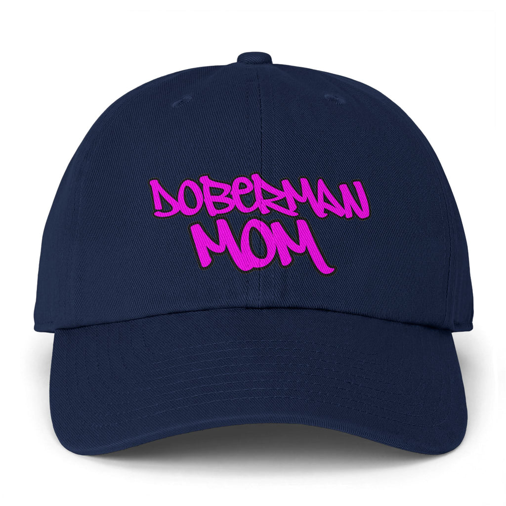 Doberman Mom 1 Graffiti Streetwear Cap