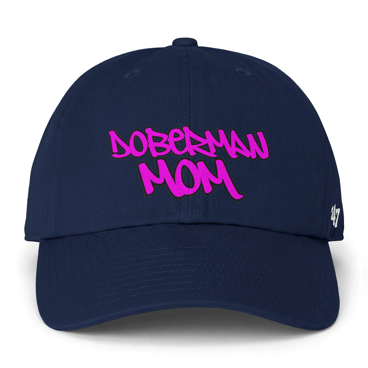 Doberman Mom 1 Graffiti Streetwear Cap
