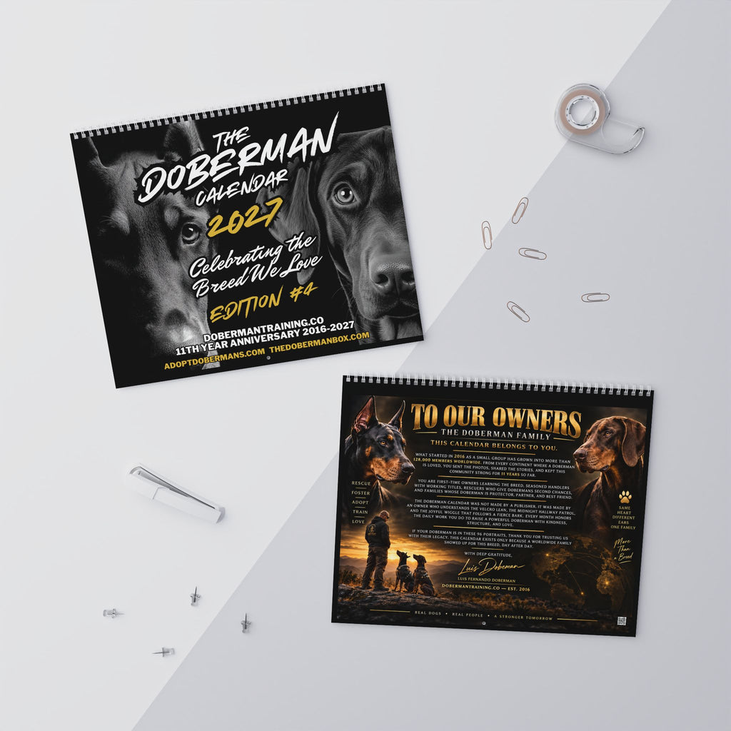 Edition 4 Doberman Training Co Calendar 2027