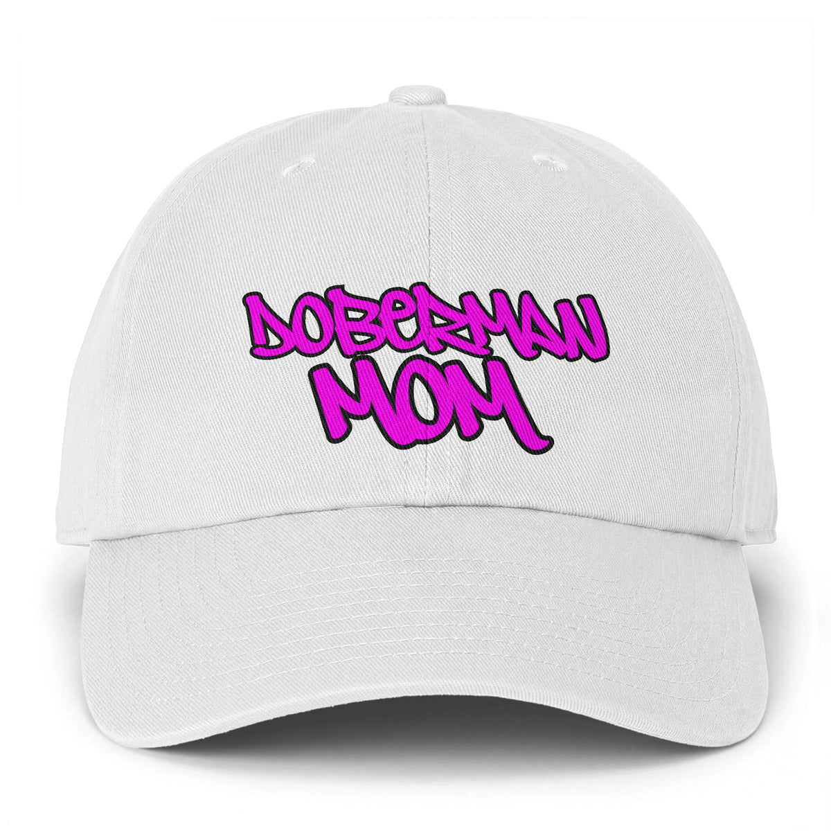 Doberman Mom 1 Graffiti Streetwear Cap