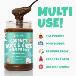 Duck & Ghee Dog Meat Spread – High-Protein, Low-Carb Keto Treat | 12oz Jar