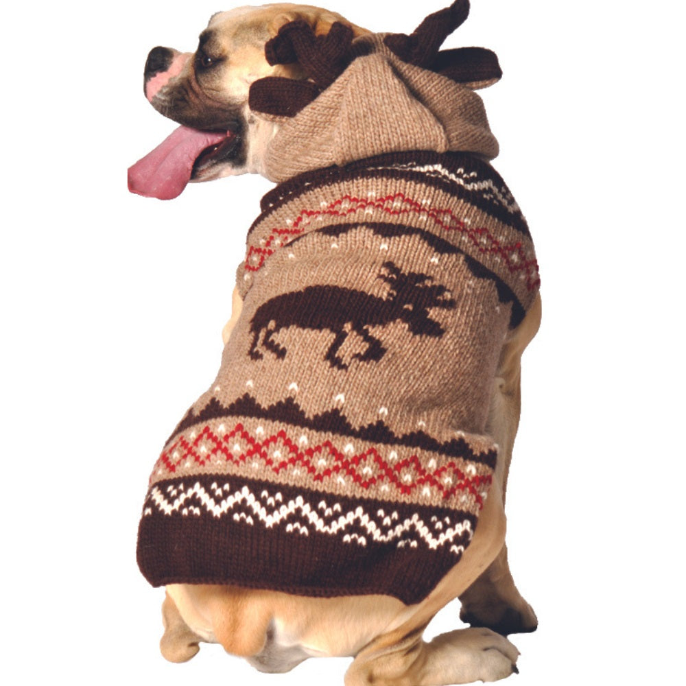 Moosey Hoodie Dog Sweater