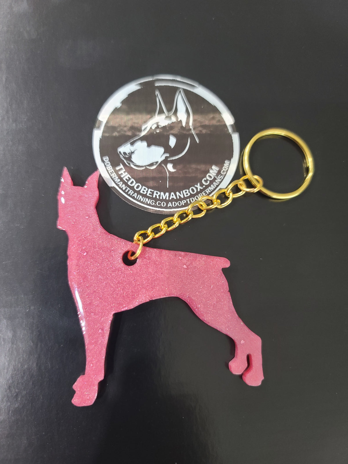 Resin Silhouette Key Chain-Purse Charm