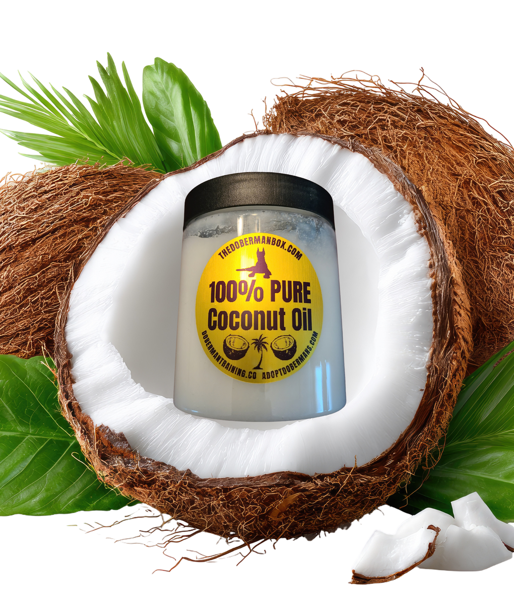 The Doberman's Box: 100% Pure Organic Coconut Oil 8oz