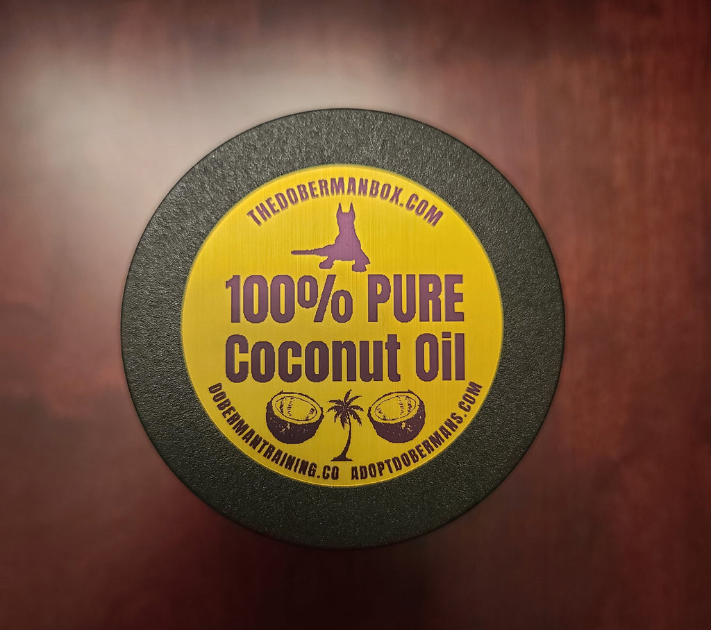 The Doberman's Box: 100% Pure Organic Coconut Oil 8oz