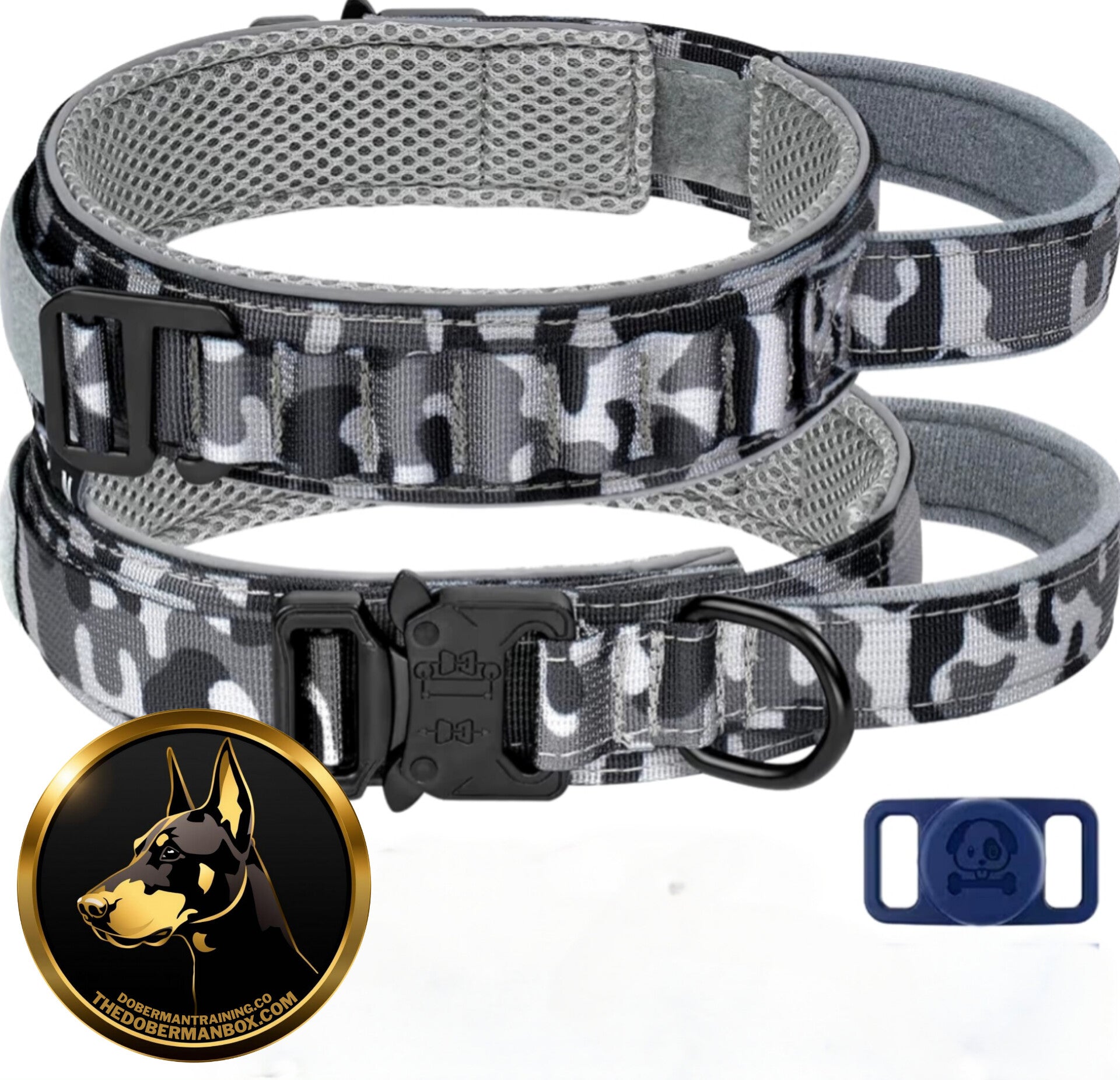 Tactical Collar and Air Tag Holder