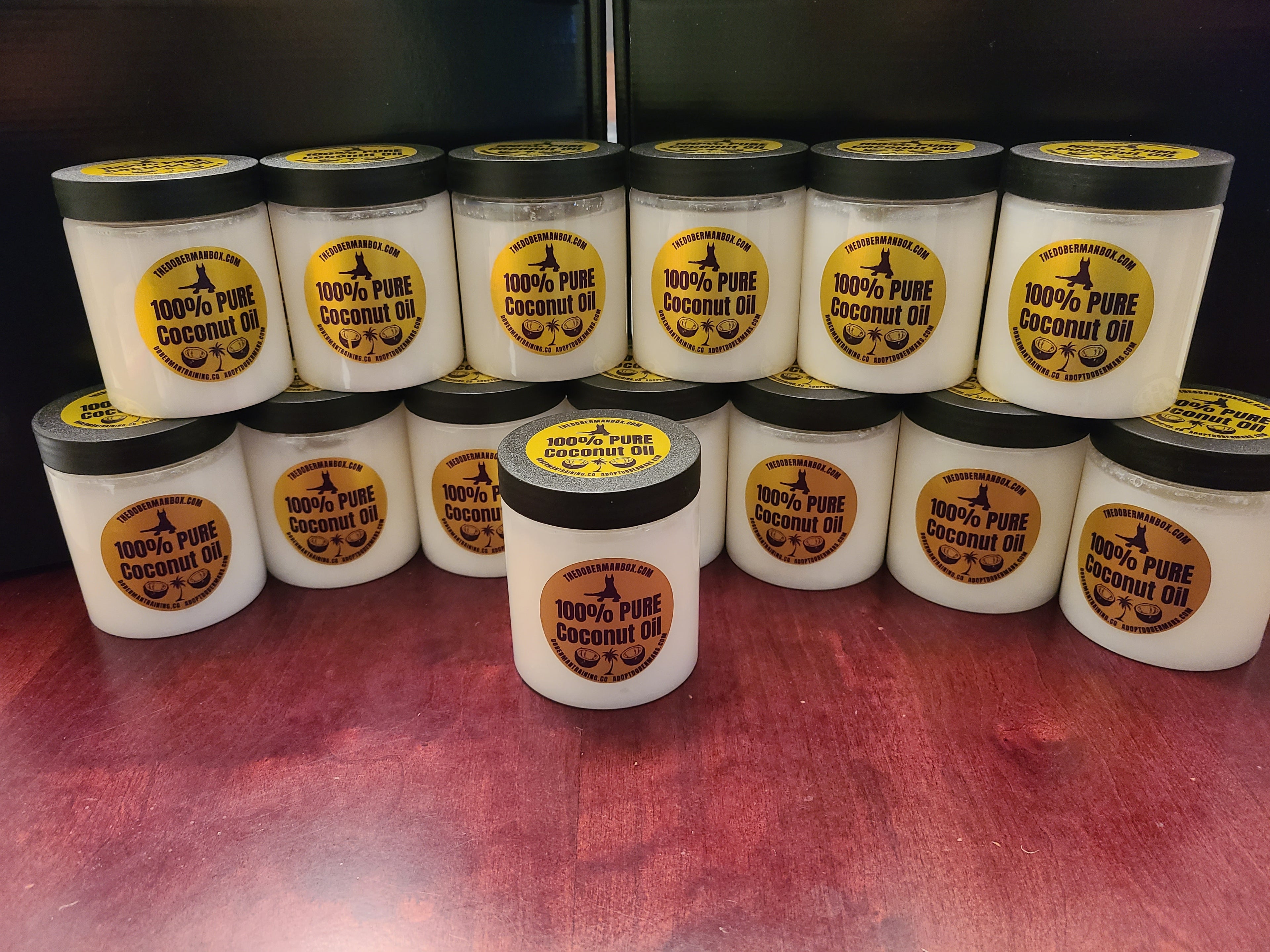 The Doberman's Box: 100% Pure Organic Coconut Oil 8oz