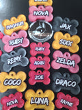 Hand-Poured Premium Resin Dog Name Tags – by The Doberman Box