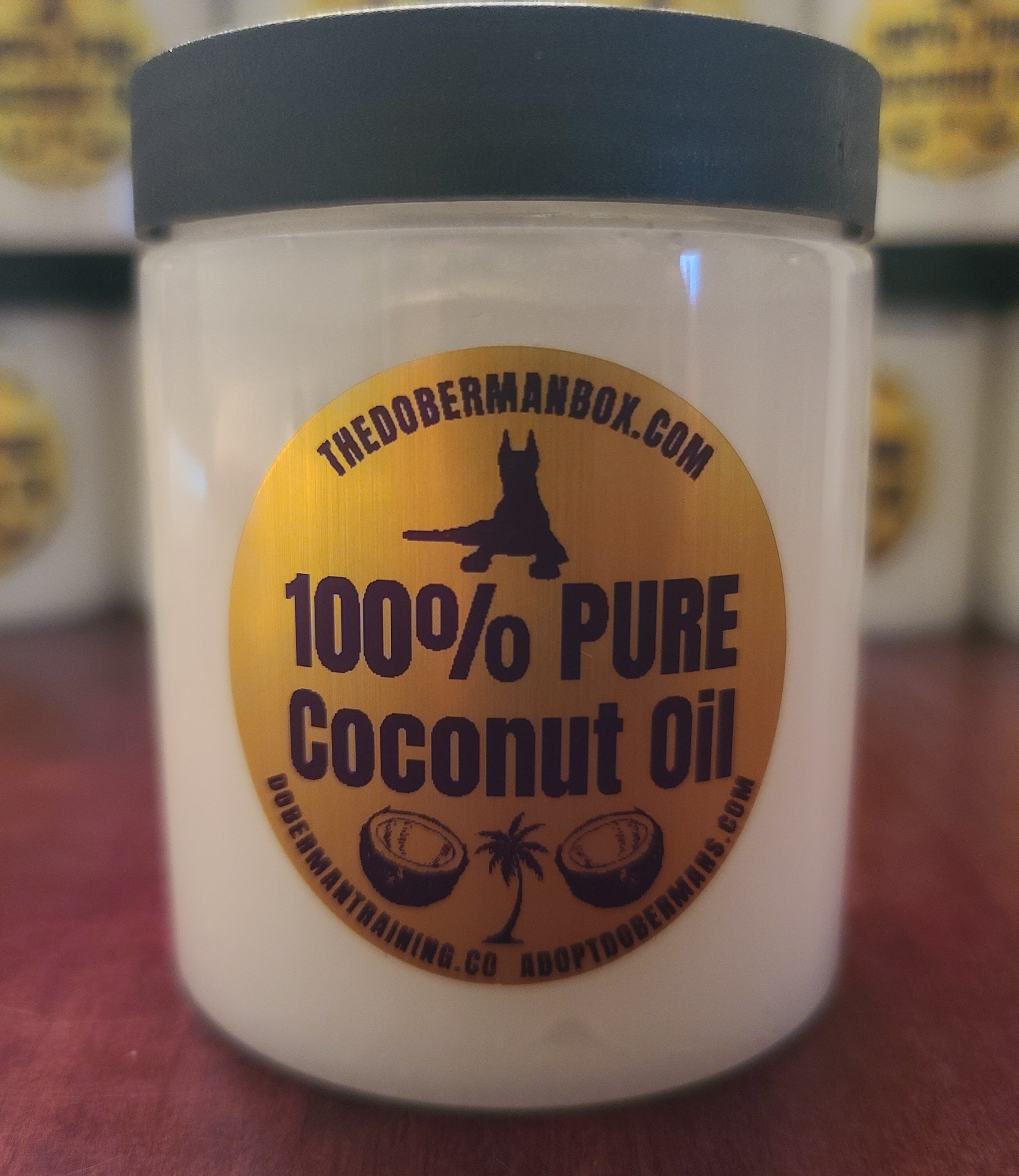 The Doberman's Box: 100% Pure Organic Coconut Oil 8oz