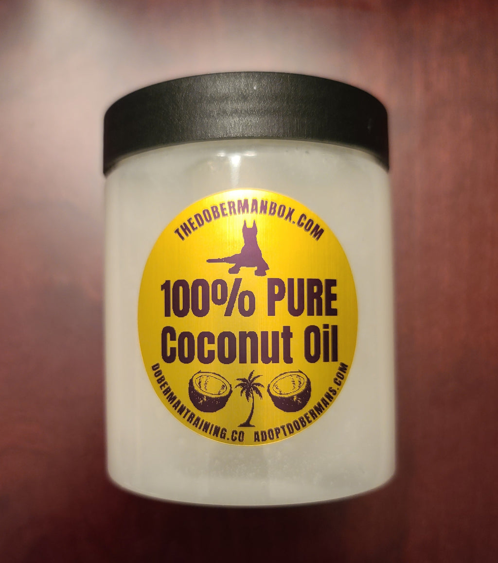 The Doberman's Box: 100% Pure Organic Coconut Oil 8oz