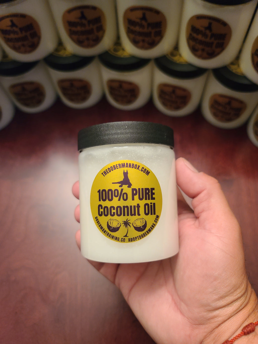 The Doberman's Box: 100% Pure Organic Coconut Oil 8oz