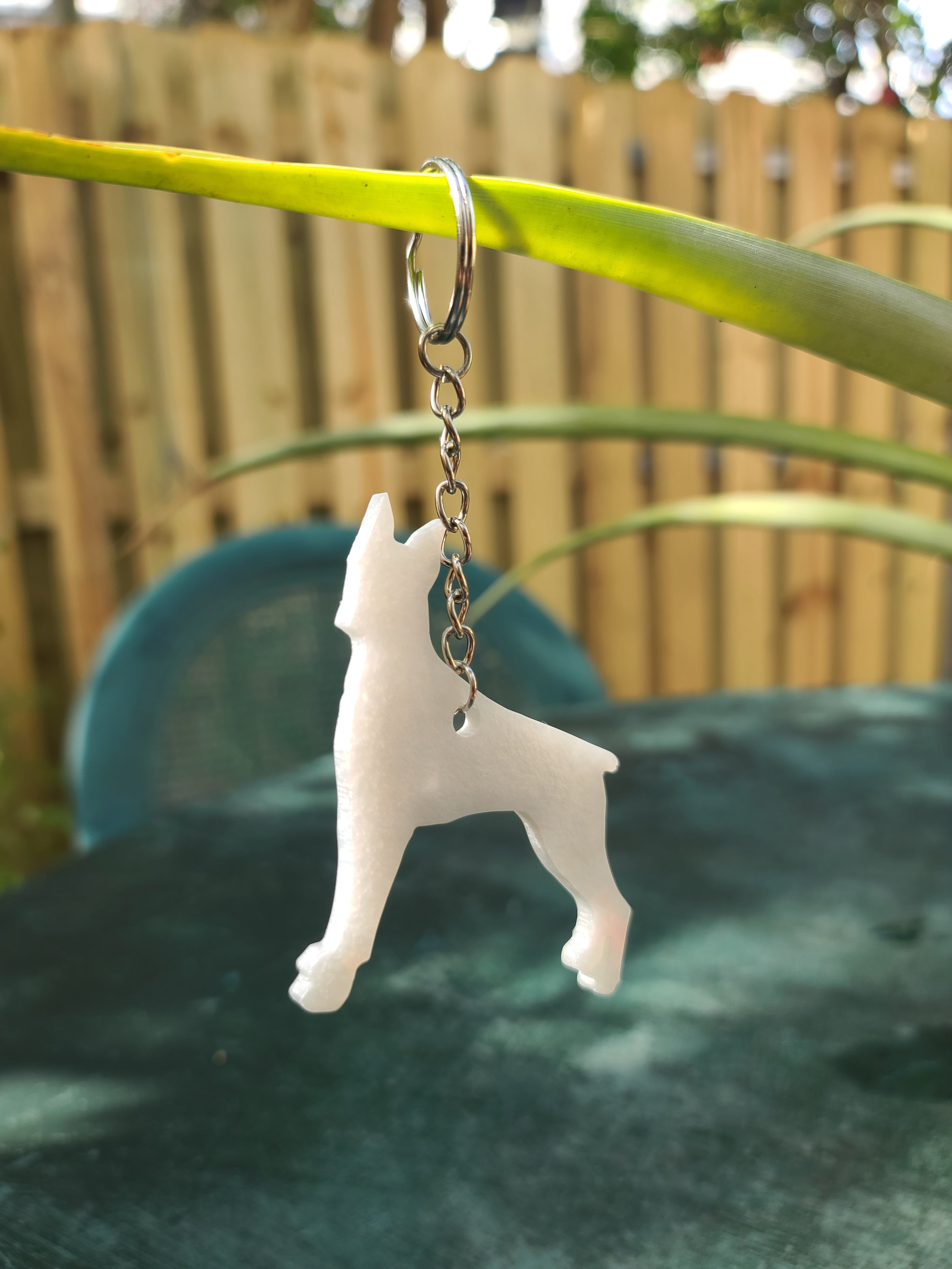 Resin Silhouette Key Chain-Purse Charm
