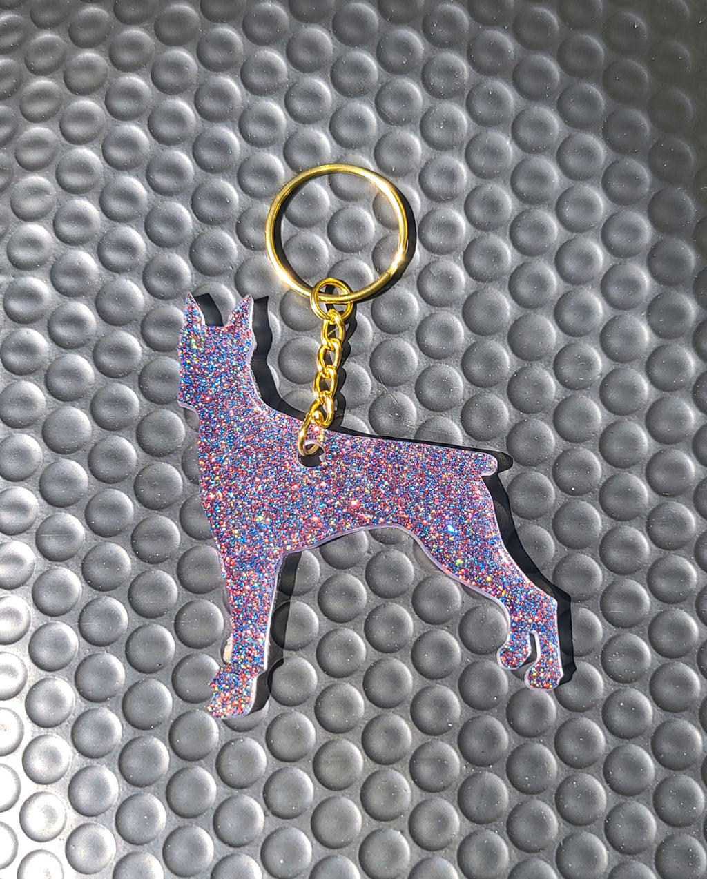 Resin Silhouette Key Chain-Purse Charm