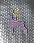 Resin Silhouette Key Chain-Purse Charm